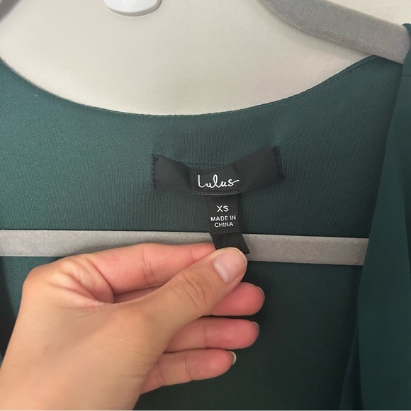 Lulu's Deep Green Maxi Dress - Picture 4 of 8